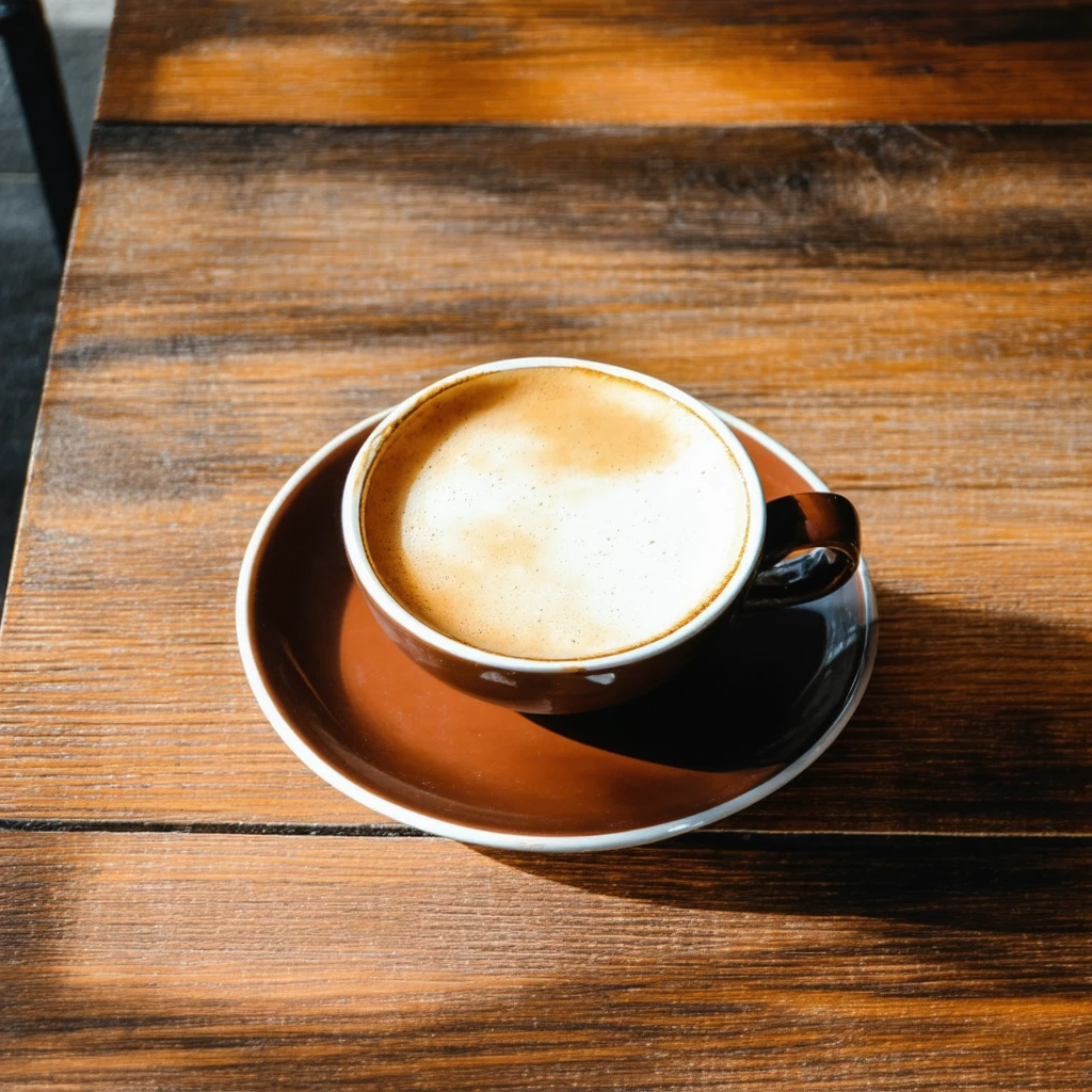 Stable Diffusionで生成：コーヒーカップ カフェ